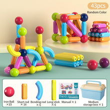 Load image into Gallery viewer, Kids Magnetic Construction Set
