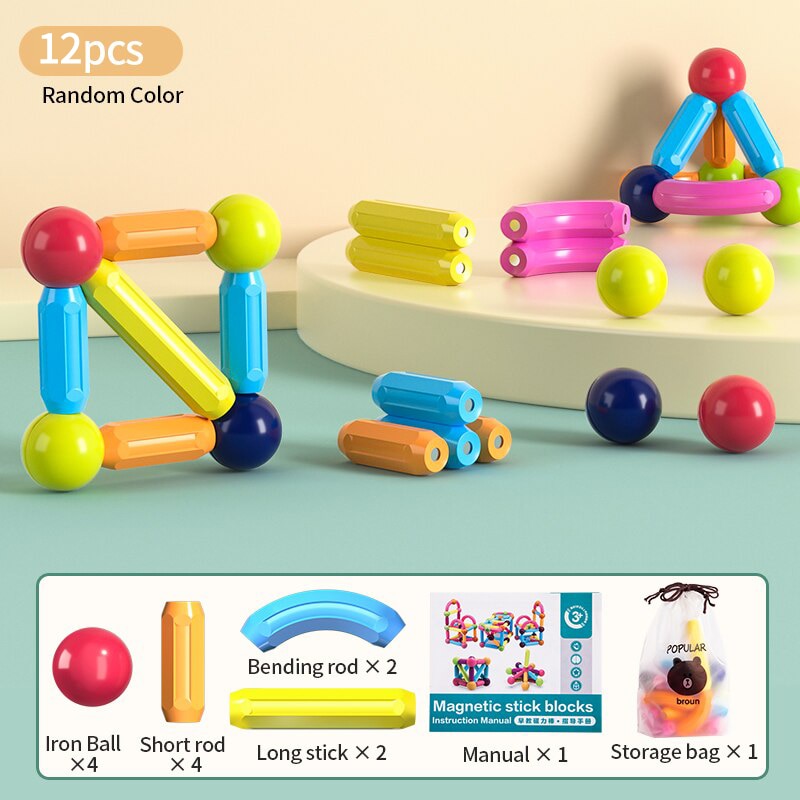 Kids Magnetic Construction Set