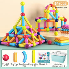 Load image into Gallery viewer, Kids Magnetic Construction Set
