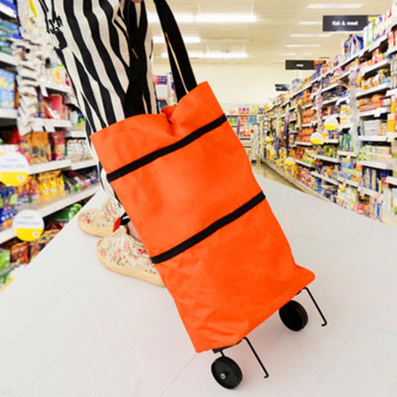 Shopping Bag Trolley With Wheels