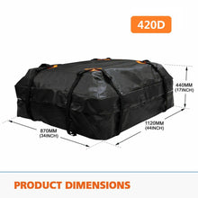 Load image into Gallery viewer, 600D Waterproof Roof Cargo Carrier
