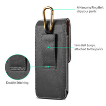 Load image into Gallery viewer, Universal Pouch Leather Phone Case For iPhone XS 11 Pro Max 6 7 8 Plus Waist  Belt Clip - thesaleconnect22
