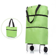 Load image into Gallery viewer, Light Weight  Foldable Shopping bag with wheels - thesaleconnect22
