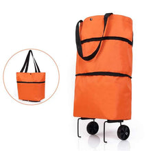 Load image into Gallery viewer, Light Weight  Foldable Shopping bag with wheels - thesaleconnect22
