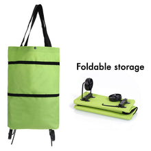 Load image into Gallery viewer, Light Weight  Foldable Shopping bag with wheels - thesaleconnect22
