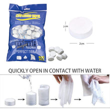 Load image into Gallery viewer, 100pcs Compressed Cotton Face Towel/Napkin - thesaleconnect22
