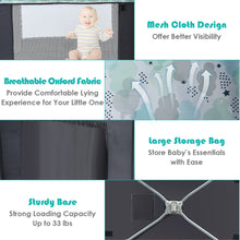 Load image into Gallery viewer, Portable Baby Crib Playpen Nursery Center w/ Chang Station &amp; Mattress - thesaleconnect22
