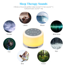 Load image into Gallery viewer, Sleep Sound Machine Portable with USB Recharging
