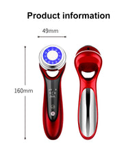 Load image into Gallery viewer, Wrinkle Removal EMS Tighten Facial Neck Massager LED Photon Therapy
