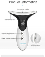 Load image into Gallery viewer, Wrinkle Removal EMS Tighten Facial Neck Massager LED Photon Therapy
