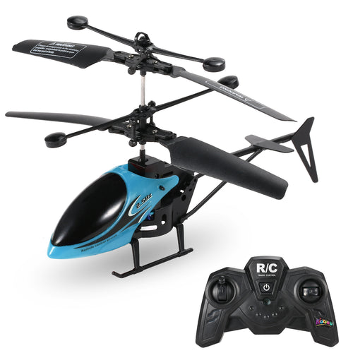 RC Helicopter Drone with Light Electric Flying Toy Radio Remote Control - thesaleconnect22