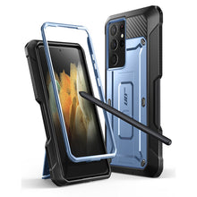 Load image into Gallery viewer, Samsung Galaxy S21 Ultra Full-Body Dual Layer Case  Holster/ Kickstand/ Pen Slot - thesaleconnect22
