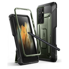 Load image into Gallery viewer, Samsung Galaxy S21 Ultra Full-Body Dual Layer Case  Holster/ Kickstand/ Pen Slot - thesaleconnect22
