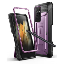 Load image into Gallery viewer, Samsung Galaxy S21 Ultra Full-Body Dual Layer Case  Holster/ Kickstand/ Pen Slot - thesaleconnect22
