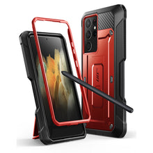 Load image into Gallery viewer, Samsung Galaxy S21 Ultra Full-Body Dual Layer Case  Holster/ Kickstand/ Pen Slot - thesaleconnect22
