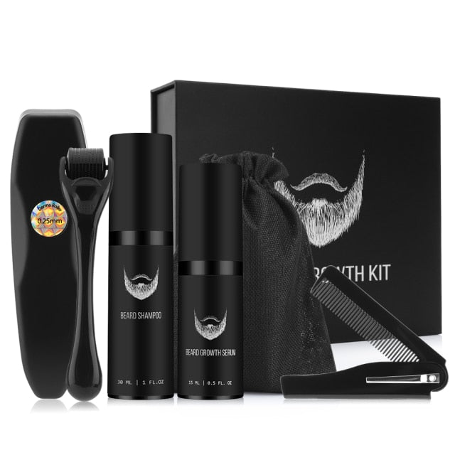 4 Pcs/Set Men Beard Grooming Kit - thesaleconnect22