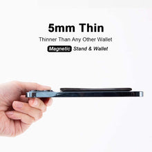 Load image into Gallery viewer, Magnetic Leather Wallet Mini Card Holder/stand  For IPhones - thesaleconnect22
